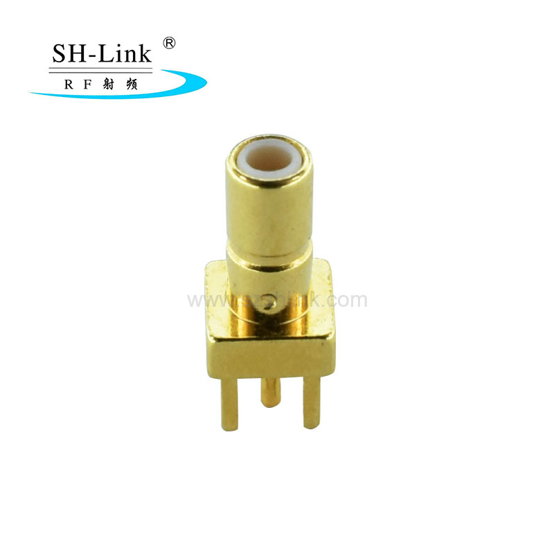 SSMB Male RF Coaxial connector 4 Pins Square Stand Connector PCB Panel Mount Plug Jack Connector